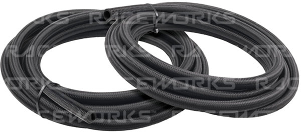 120 SERIES BLACK NYLON BRAID OVER RUBBER HOSE