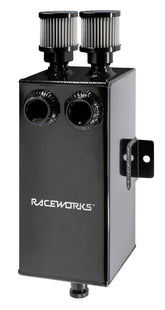 BLACK ALUMINIUM CATCH CAN WITH DRAIN TAP 3.5L