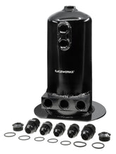 2.5L SURGE TANK AN-8 SINGLE/DUAL OUTLET BLACK