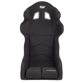 Raceworks Carbon Medium Raceworks Seat With Wings Black Cloth FIA Approved