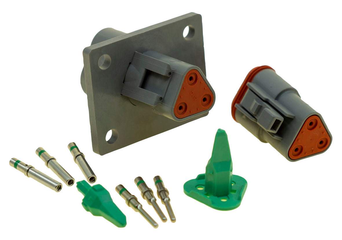 DEUTSCH DT FLANGE MOUNT 3-WAY CONNECTOR KIT