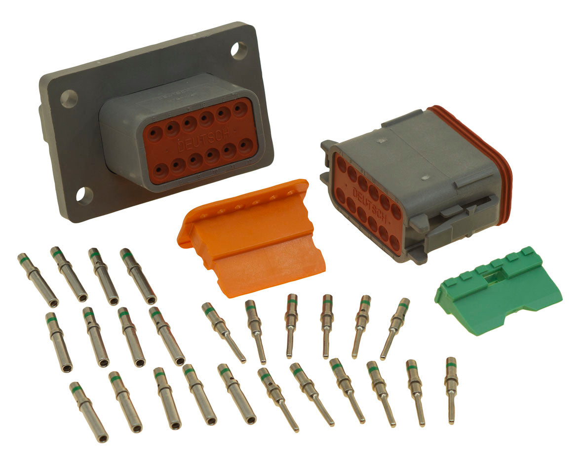 DEUTSCH DT FLANGE MOUNT 12-WAY CONNECTOR KIT