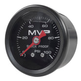 MVP FUEL PRESSURE GAUGE 0-100PSI LIQUID FILLED