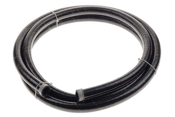 140 SERIES BLACK STAINLESS BRAID OVER RUBBER HOSE