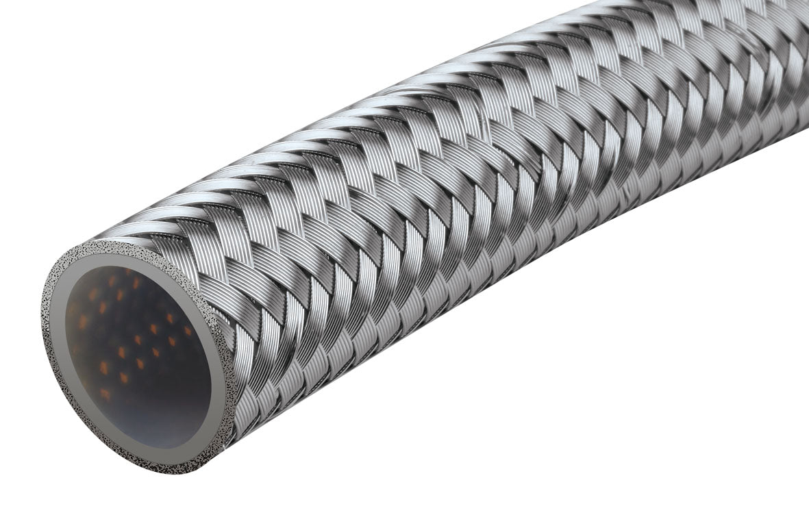 200 SERIES STAINLESS BRAID OVER PTFE HOSE