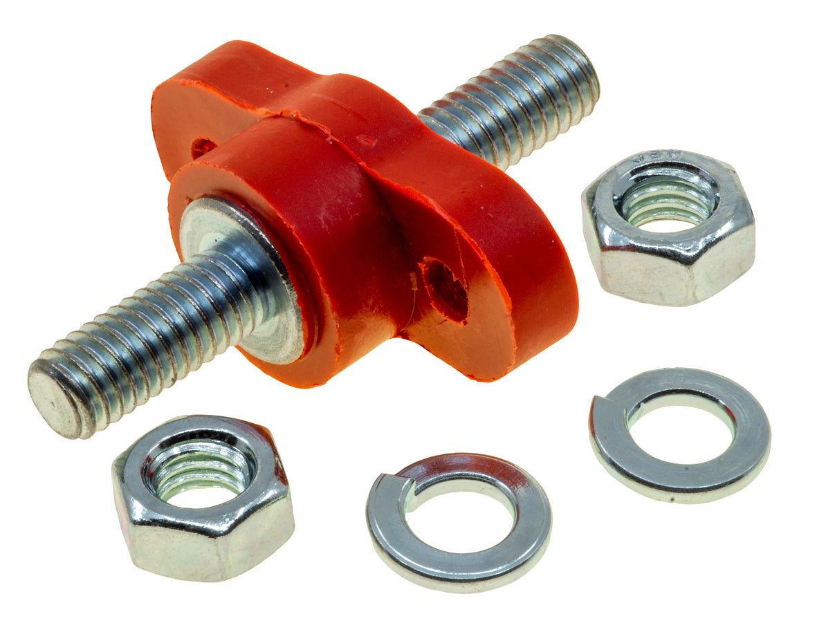 RED 3/8 UNC 250A BULKHEAD THROUGH-STUD