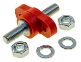 RED 3/8 UNC 250A BULKHEAD THROUGH-STUD