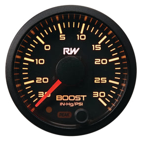 RACEWORKS 52MM ELECTRONIC BOOST/VAC GAUGE (PSI) KIT