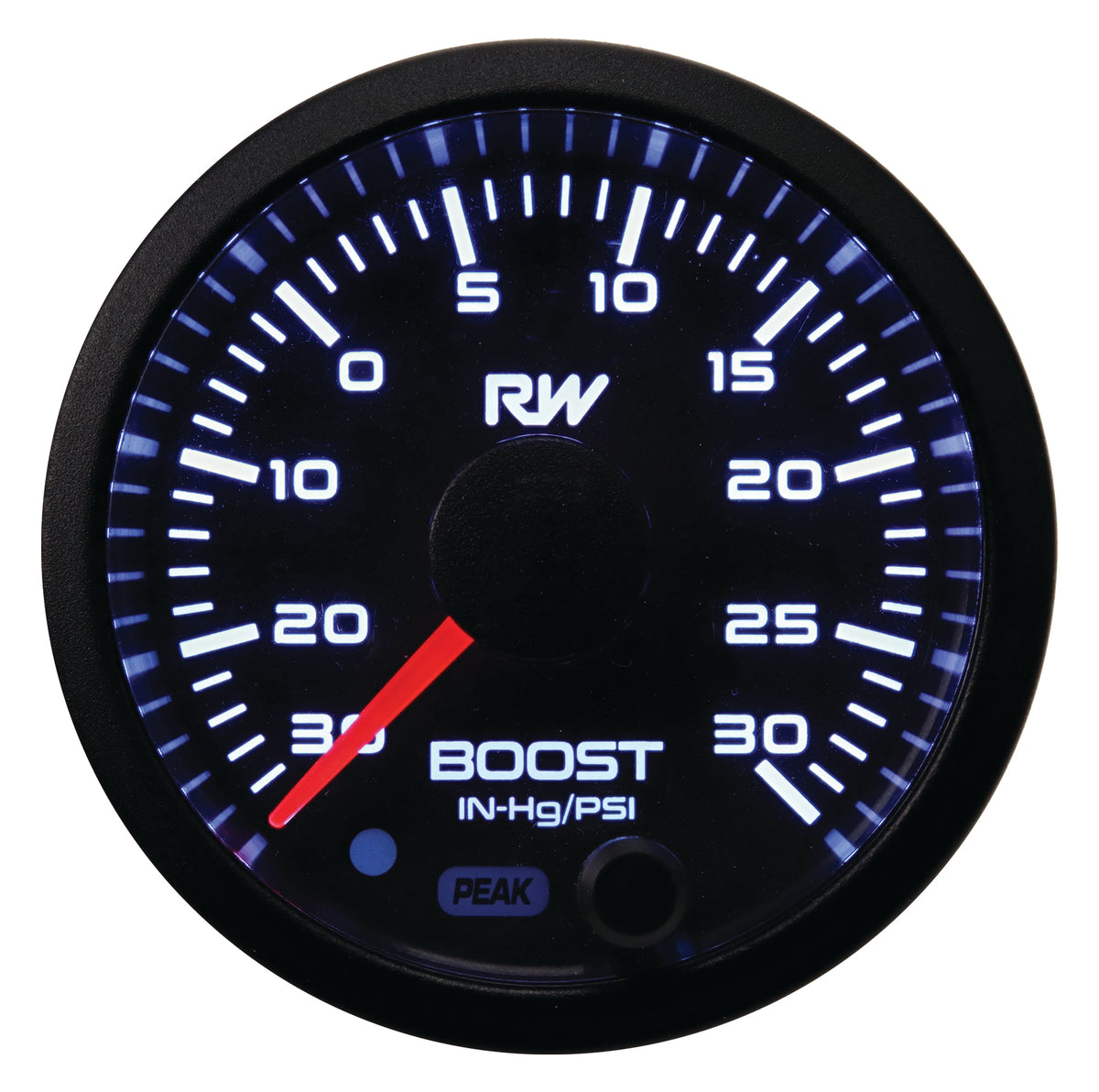 RACEWORKS 52MM ELECTRONIC BOOST/VAC GAUGE (PSI) KIT