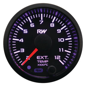 RACEWORKS 52MM ELECTRONIC EGT GAUGE KIT