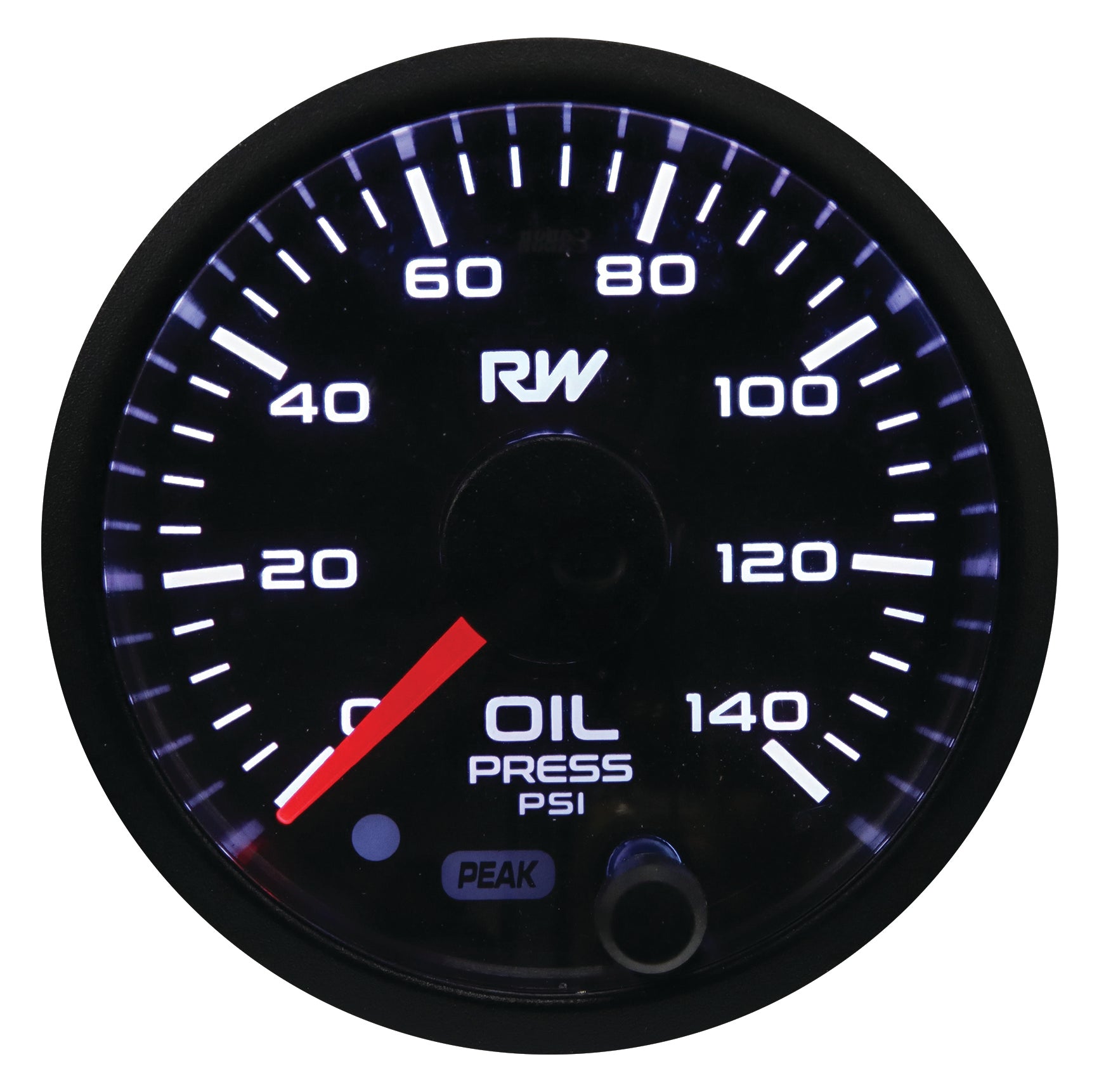 RACEWORKS 52MM ELECTRONIC OIL PRESSURE GAUGE KIT