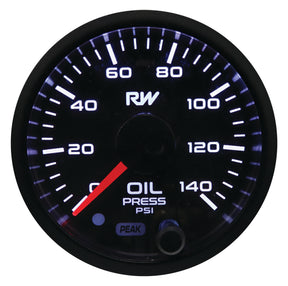 RACEWORKS 52MM ELECTRONIC OIL PRESSURE GAUGE KIT