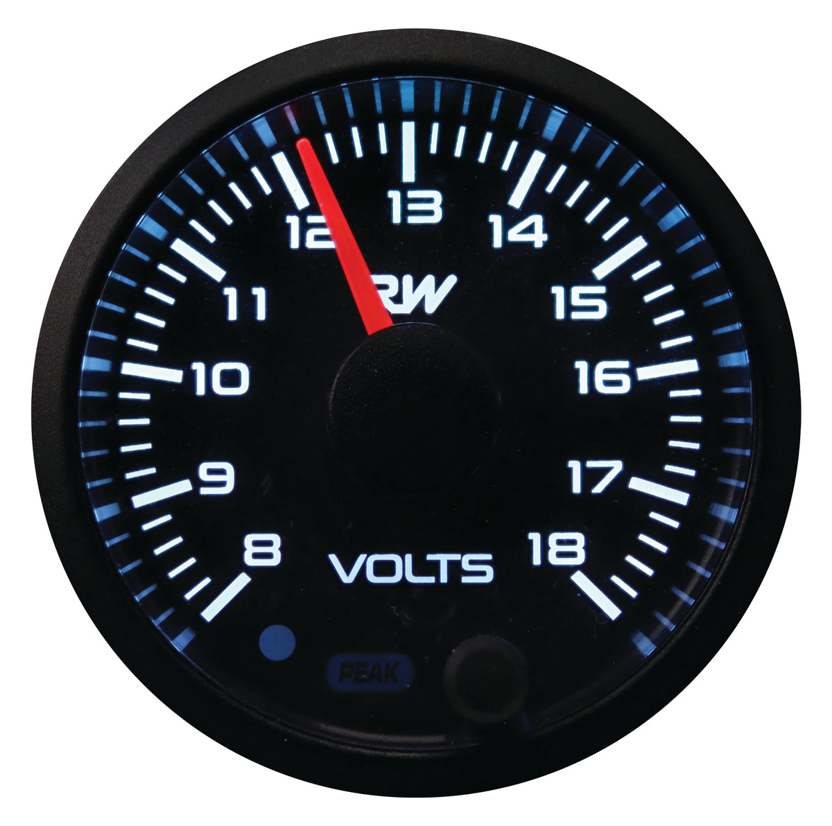 RACEWORKS 52MM ELECTRONIC VOLTMETER GAUGE KIT