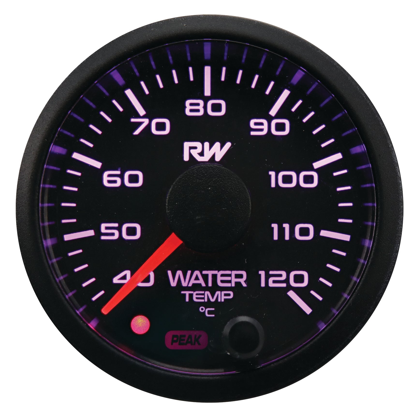 RACEWORKS 52MM ELECTRONIC WATER TEMPERATURE GAUGE KIT