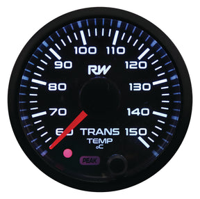 RACEWORKS 52MM ELECTRONIC TRANSMISSION TEMPERATURE GAUGE KIT