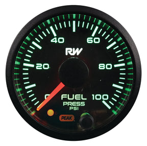 RACEWORKS 52MM ELECTRONIC EFI FUEL PRESSURE GAUGE KIT