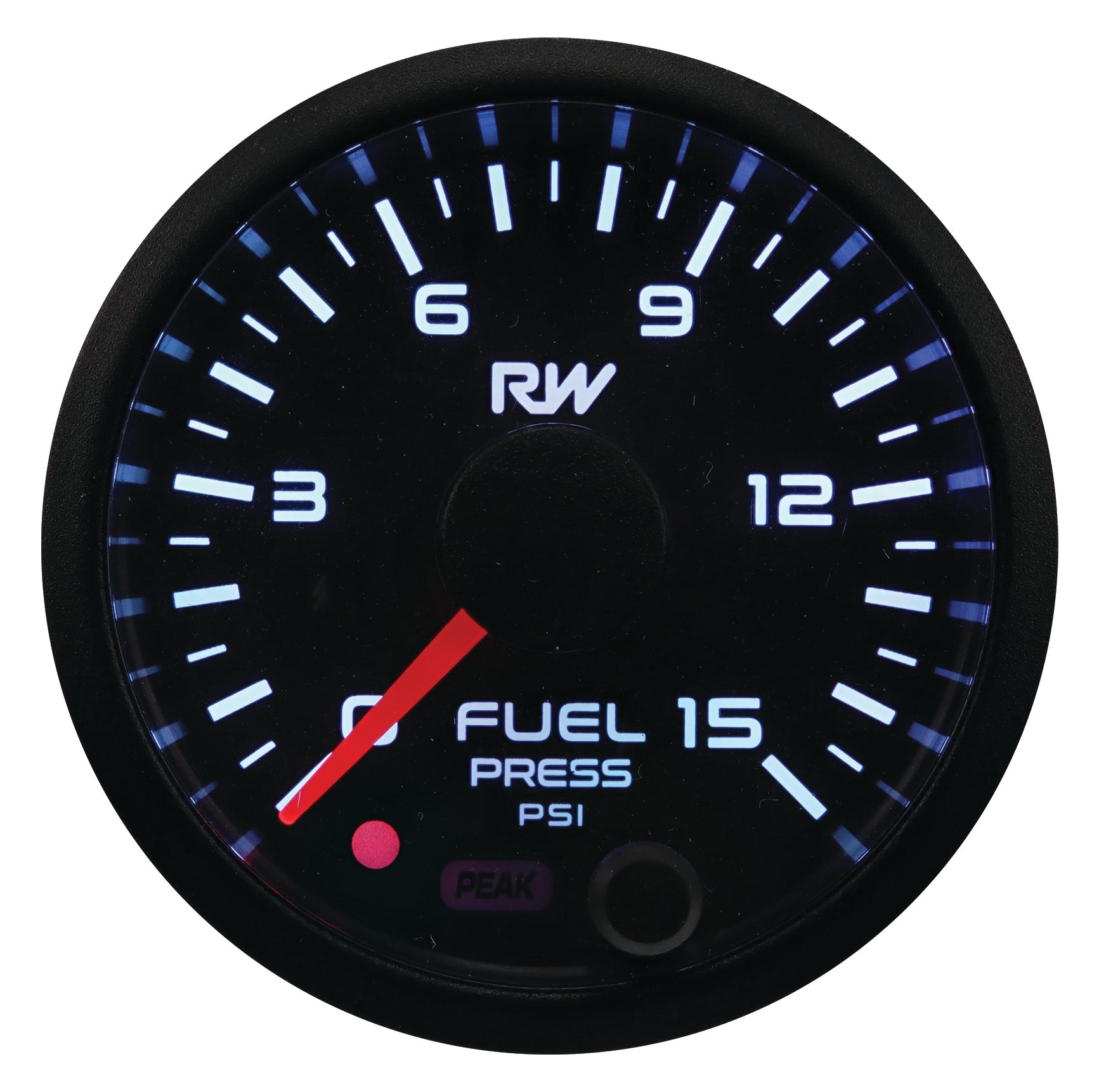 RACEWORKS 52MM ELECTRONIC CARBY FUEL PRESSURE GAUGE KIT