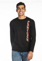 RACEWORKS BLACK T-SHIRT LONG SLEEVE