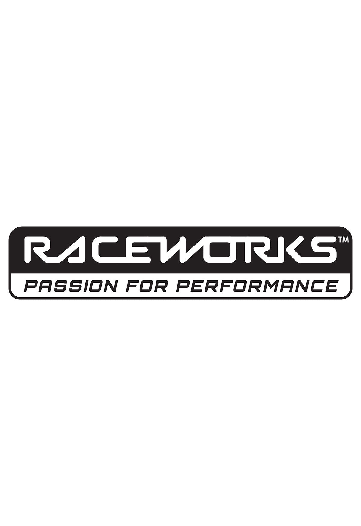 Raceworks Passion For Performance Sticker B&W 700mm X 160mm